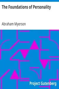 The Foundations of Personality