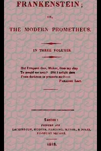 Frankenstein; Or, The Modern Prometheus