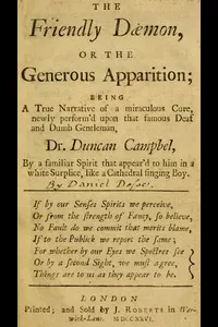 The Friendly Daemon, or the Generous Apparition