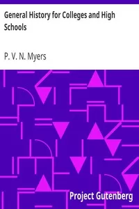 General History for Colleges and High Schools