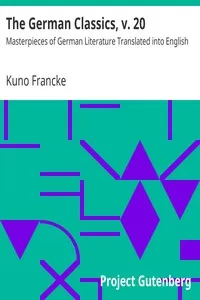 The German Classics, v. 20