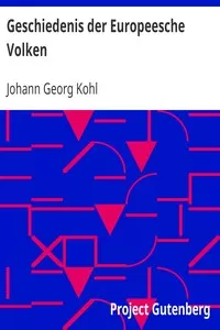 Geschiedenis der Europeesche Volken