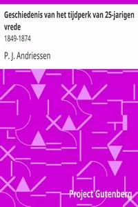 Geschiedenis van het tijdperk van 25-jarigen vrede: 1849-1874