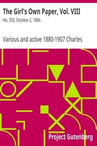 The Girl's Own Paper, Vol. VIII: No. 353, October 2, 1886.