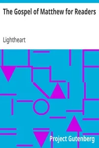 The Gospel of Matthew for Readers