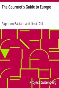 The Gourmet's Guide to Europe