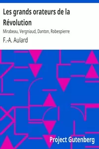 Les grands orateurs de la RÃ©volution