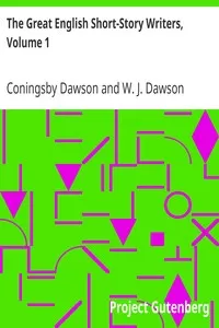 The Great English Short-Story Writers, Volume 1