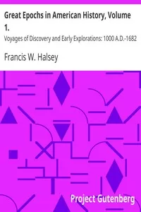 Great Epochs in American History, Volume 1.
