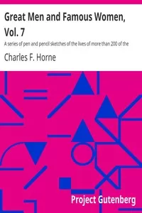 Great Men and Famous Women, Vol. 7
