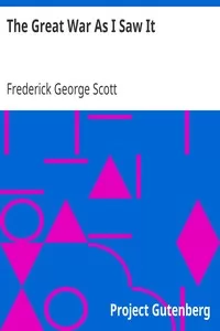 The Great War As I Saw It