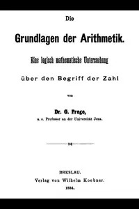 Die Grundlagen der Arithmetik