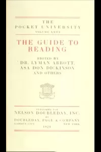 The Guide to Reading â€” the Pocket University Volume XXIII