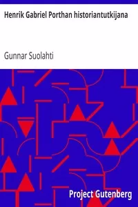 Henrik Gabriel Porthan historiantutkijana