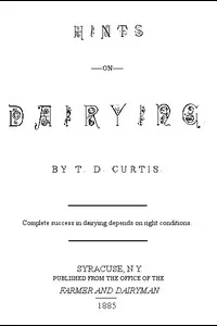 Hints on Dairying