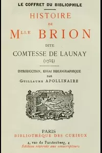 Histoire de Mlle Brion dite Comtesse de Launay (1754)