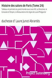 Histoire des salons de Paris (Tome 2/6)