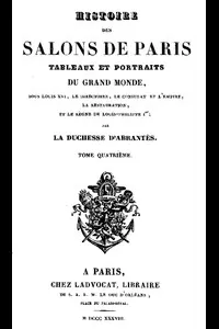 Histoire des salons de Paris (Tome 4/6)