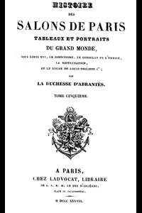 Histoire des salons de Paris (Tome 5/6)