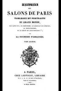 Histoire des salons de Paris (Tome 6/6)