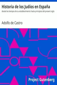 Historia de los JudÃ­os en EspaÃ±a
