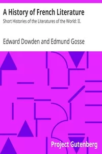 A History of French Literature