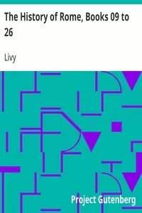 The History of Rome, Books 09 to 26