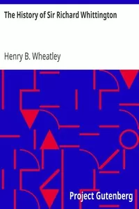The History of Sir Richard Whittington