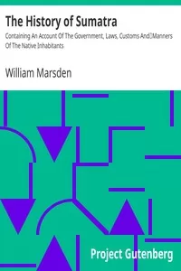 The History of Sumatra