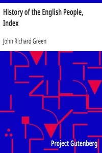History of the English People, Index