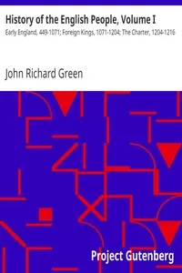 History of the English People, Volume I