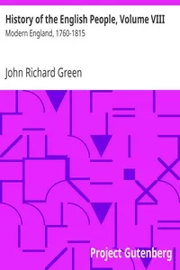 History of the English People, Volume VIII