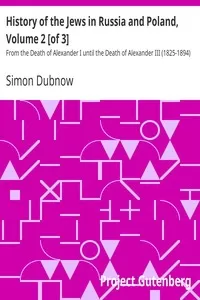 History of the Jews in Russia and Poland, Volume 2 [of 3]