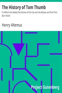 The History of Tom Thumb