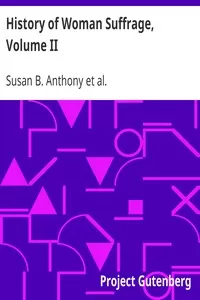 History of Woman Suffrage, Volume II