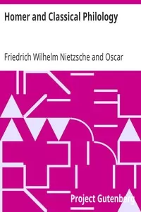 Homer and Classical Philology