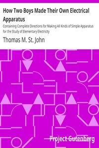 How Two Boys Made Their Own Electrical Apparatus