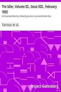 The Idler, Volume III., Issue XIII., February 1893