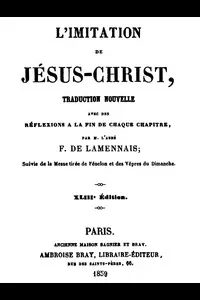 L'imitation de JÃ©sus-Christ