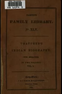 Indian Biography; Vol. 1 (of 2)
