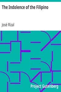 The Indolence of the Filipino