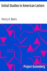 Initial Studies in American Letters