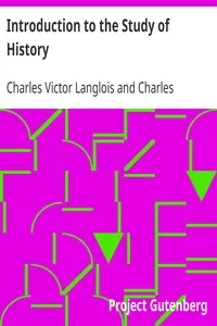 Introduction to the Study of History
