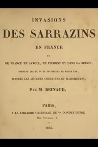 Invasions des Sarrazins en France