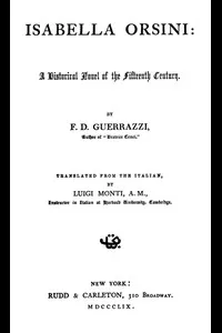 Isabella Orsini: A Historical Novel of the Fifteenth Century