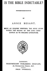Is the Bible Indictable?