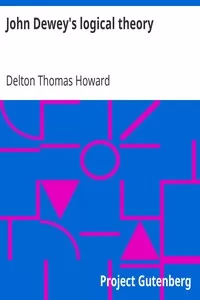 John Dewey's logical theory