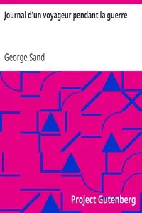 Journal d'un voyageur pendant la guerre