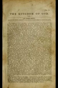 The Kingdom of God, Part 1