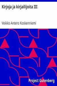 Kirjoja ja kirjailijoita III